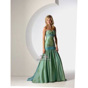 Elegant Green Kids Dress